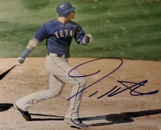 Josh Hamilton Signed Autographed Photo Texas Rangers Allstar Homerun Champ 8x10