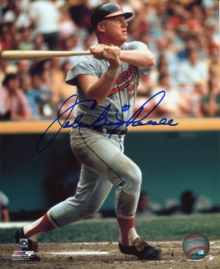 Baltimore Orioles John Boog Powell Auto 8x10 Photo Road Jersey Signed In Blue