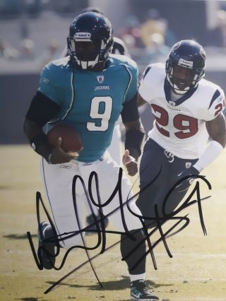 David Garrard Jacksonville Jaguars Signed 8x10 Autographed Photo W