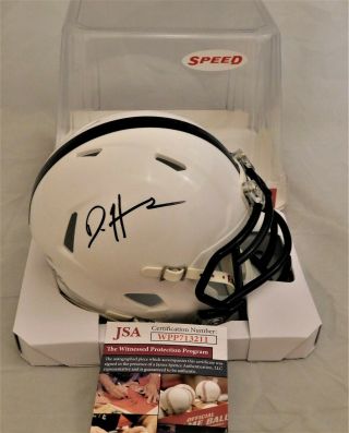 Daesean Hamilton Signed Penn State Authentic Speed Mini Helmet Jsa