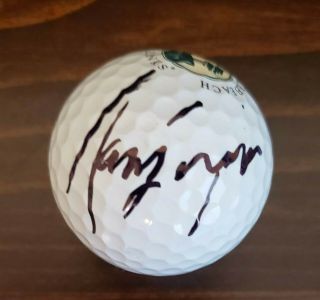 Tony Finau Signed Titleist Pro V1 Pebble Beach Logo Golf Ball With Case Pga Auto