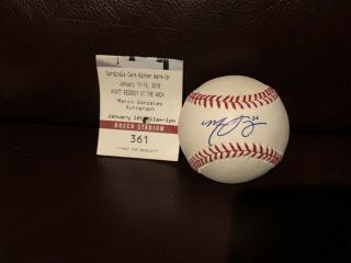 Marco Gonzales Mariners Cardinals Signed Autographed Romlb Baseball