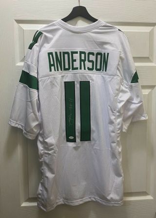 Robby Anderson 11 Signed Ny Jets Jersey Autographed Jsa Witnessed Auto