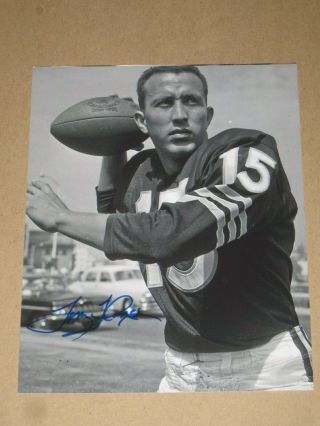Oakland Raiders Tom Flores Signed 8x10 Photo Nfl Autograph 1c