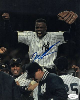 Dwight/doc Gooden Signed York Yankees 8x10 Photo - Jsa Holo (1996 No Hitter)