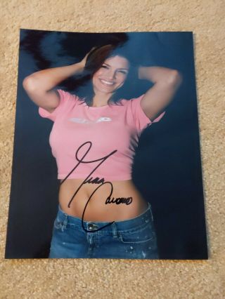 Gina Carano Signed 8x10 Photo Autograph Mma