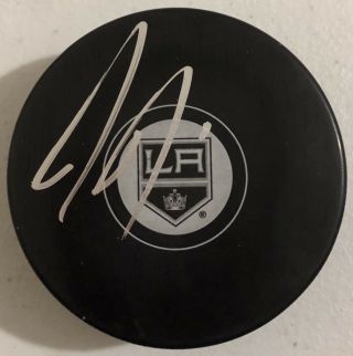 Tyler Toffoli Signed Autographed Los Angeles Kings Logo Puck