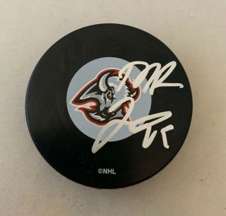 Mike Grier Signed Buffalo Sabres Puck Autographed