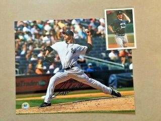 Andy Pettitte Signed Autographed 8 X 10 Photo,  Rookie Card Ny Yankees /