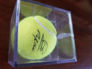 Rafal Nadal Signed Tennis Ball In Plastic Casing