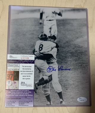 Don Larsen Signed 8x10 Photo,  York Yankess Autographed Perfect Game Pic
