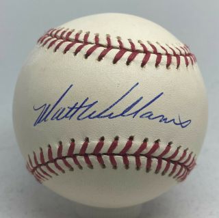 Matt Williams Single Signed Baseball Autographed Psa/dna Giants Indians