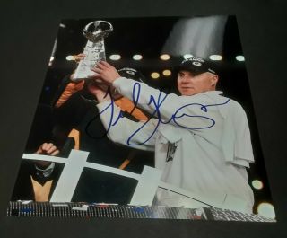 Ted Thompson Green Bay Packers Bowl Champions Signed 8x10 Photo