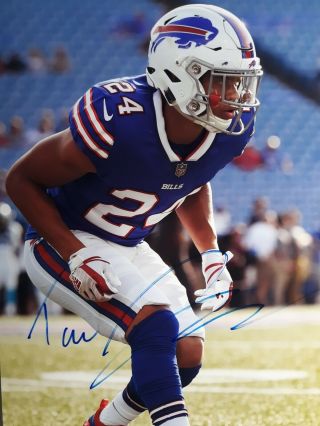 Taron Johnson Buffalo Bills Signed 8x10 Autographed Photo W