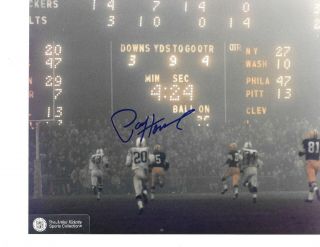 Paul Hornung Green Bay Packers Hof 1986 Signed Autographed 8x10 Photo