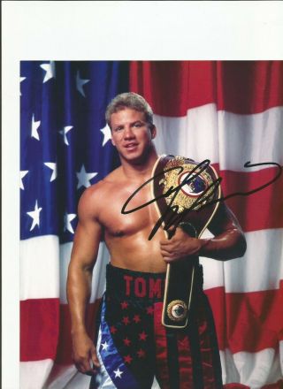 Tommy Morrison Autographed Boxing Photo W/