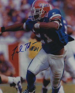 Fred Taylor Autographed Signed 8x10 Photo - W/coa Jacksonville Jaguars Florida