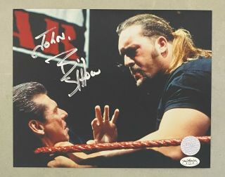 The Big Show Signed 8x10 Wwe Wrestling Photo " To John " Jsa Soa Sticker Auto
