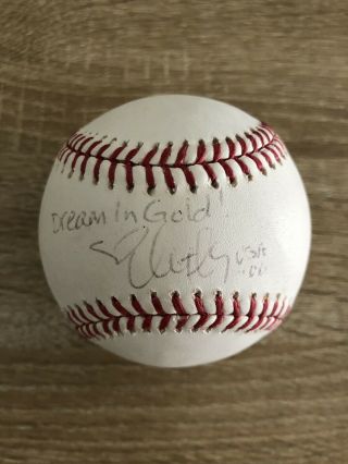 Misty May Treanor Signed Mlb Game Auto Baseball Volleyball Team Usa Gold