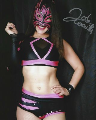 Lady Maravilla Signed 8x10 Photo Aaa Lucha Libre Pro Wrestling Cmll Autograph 14