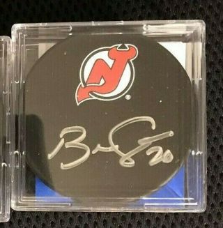 Blake Coleman Psa/dna Certified Autographed Signed Nhl Jersey Devils Puck