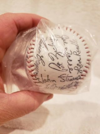Rare 1977 York Mets Team Signed Facsimile Baseball,  In Plastic