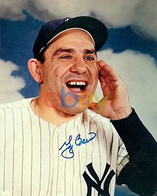 Yogi Berra York Yankees Signed 8x10 Autographed Photo Reprint