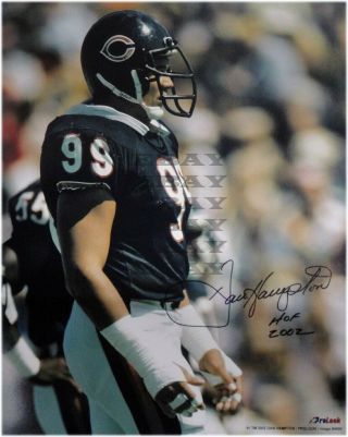 Dan Hampton Chicago Bears 99 Hof Signed Autographed 8x10 Photo Reprint