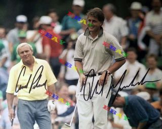 Arnold Palmer & Phil Mickelson Autographed Signed 8x10 Photo Reprint