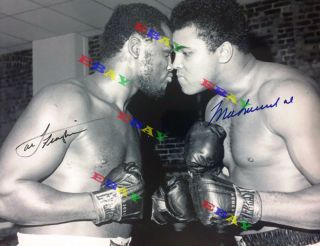 Muhammad Ali And Joe Frazier Signed Autographed 8x10 Photo Reprint