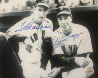 Ted Williams & Joe Dimaggio Signed Autographed 8x10 Photo Reprint