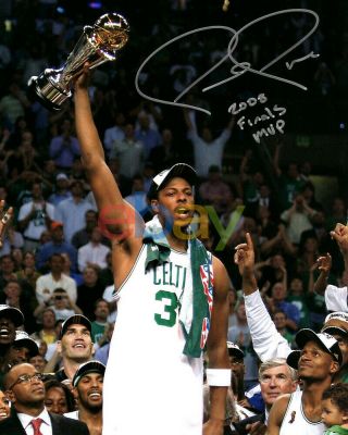 Paul Pierce Signed Autograph Celtics 8x10 Photo 2008 Finals Mvp Reprint
