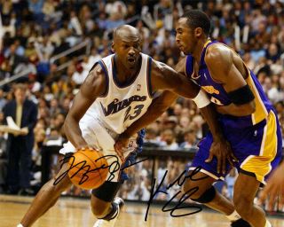 Michael Jordan Kobe Bryant Wizards La Lakers Hof Signed Photo Autograph Reprint