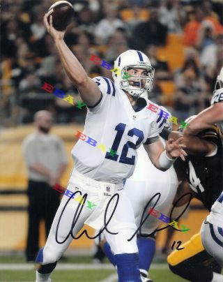 Andrew Luck Colts Signed Autographed 8x10 Photo Reprint