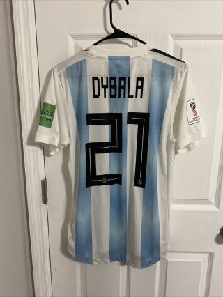 2018 World cup Argentina Match worn shirt Dybala Jersey Player issue Juventus 2