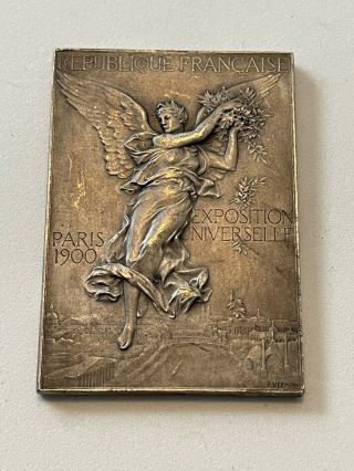 1900 Paris Olympic Silver Plated (bronze) Winner 