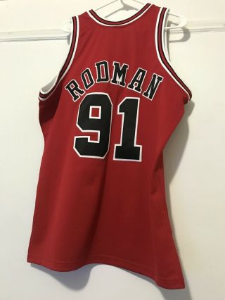 Authentic Dennis Rodman Mitchell & Ness 96 - 97 Chicago Bulls Championship Jersey