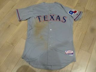 Shin - Soo Choo 추신수 Texas Rangers Game Dirty Jersey 4/17/15 Mlb Authenticate