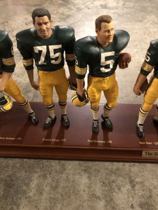 Danbury 1966 Green Bay Packers Bowl Team Figurines 5