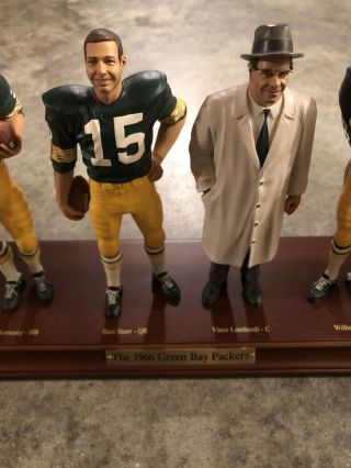 Danbury 1966 Green Bay Packers Bowl Team Figurines 6