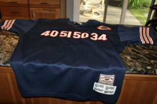 Mitchell & Ness Authentic Chicago Bears Players Of The Century Jersey Xxl 56