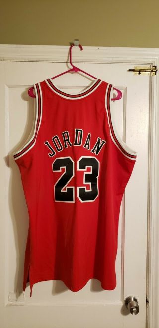 100 Authentic Michael Jordan Mitchell & Ness 97/98 Bulls Finals Jersey Size 56 4
