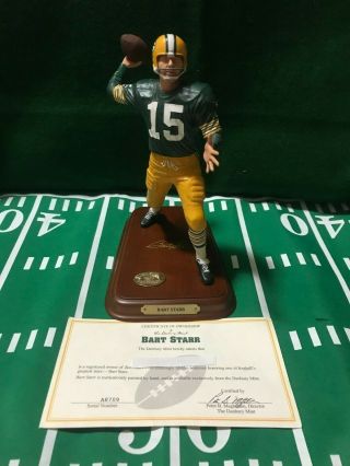 Danbury Bart Starr Green Bay Packers Nfl Figurine