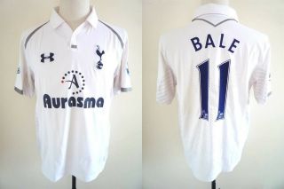 Tottenham Hotspur (spurs) 2012 - 2013 Home Match / Player Shirt 11 Gareth Bale