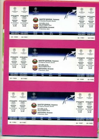 Lionel Messi Barcelona Debut In Champions League 2004 - 10 Tickets,  Mega