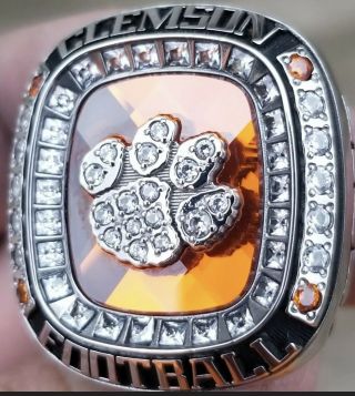 2015 Clemson Tigers Orange Bowl Champions Championship Players Ring Size 12