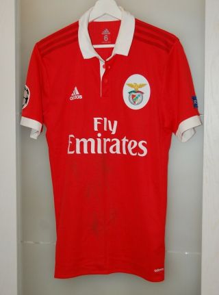 Match Worn Shirt Jersey Benfica Portugal National Team Champions League Dirty