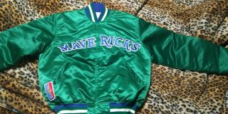 Vintage Dallas Mavericks Throwback Satin Starter Jacket Xl