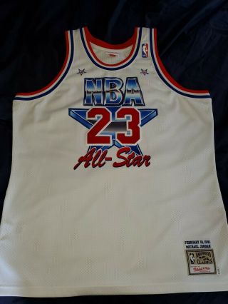Authentic Mitchell And Ness Michael Jordan Jersey Size 52 Xxl