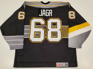 Jaromir Jagr Vintage Ccm Pittsburgh Penguins Jersey Robo Pens
